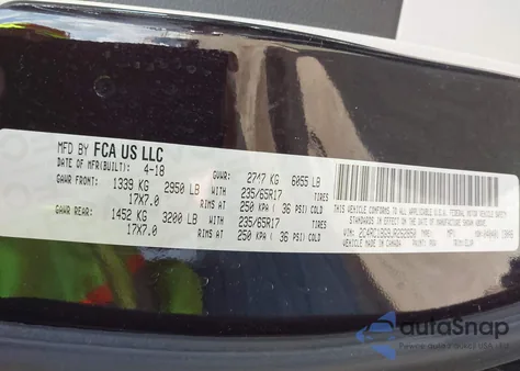2018 Chrysler Pacifica Touring L from USA, damaged, VIN 2C4RC1BG9JR262850